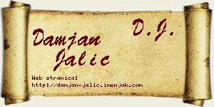 Damjan Jalić vizit kartica